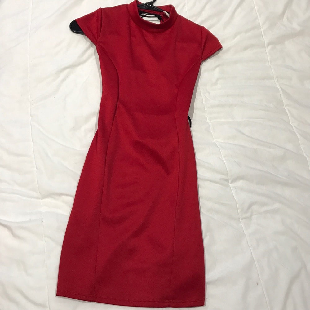 Tight Red Mini Dress